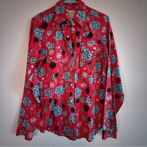 Roper Western Floral Snap Shirt – Size Large